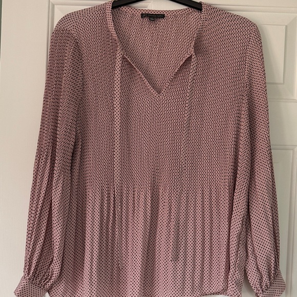 Adrianna Papell Mauve Textured Blouse - Picture 5 of 9